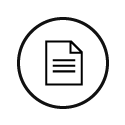 small icon depicting a client report or document